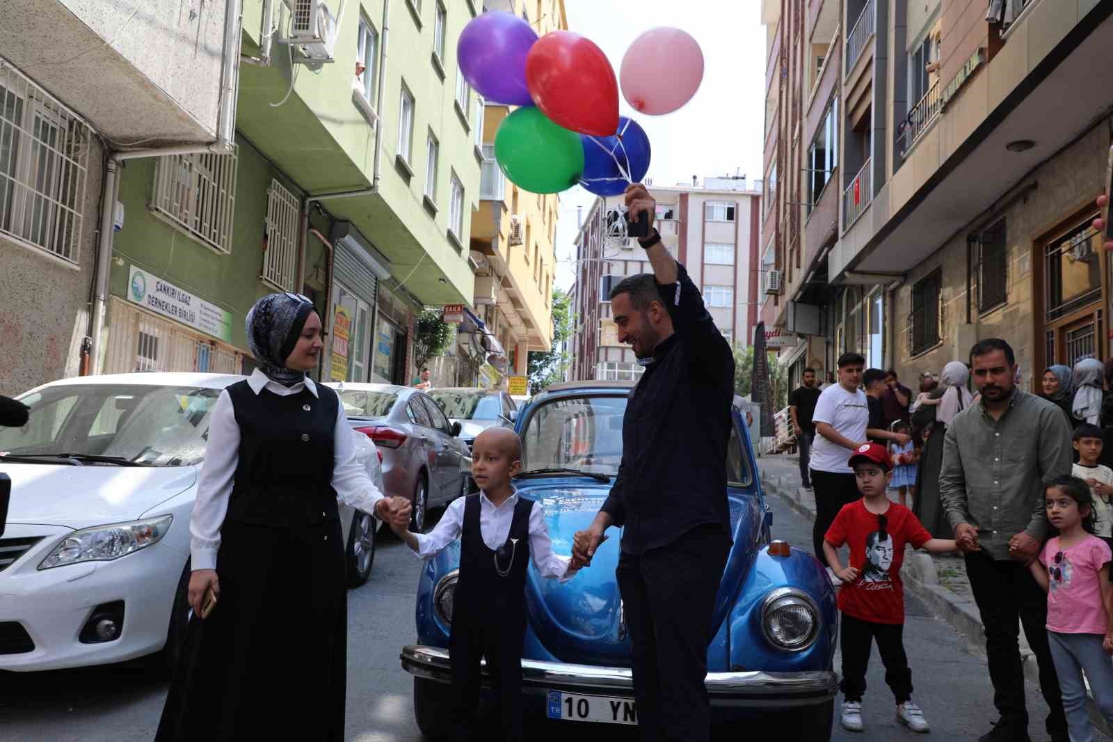 Esenler Belediyesi’nden kanseri yenen 7 yaşındaki Selim için anlamlı etkinlik