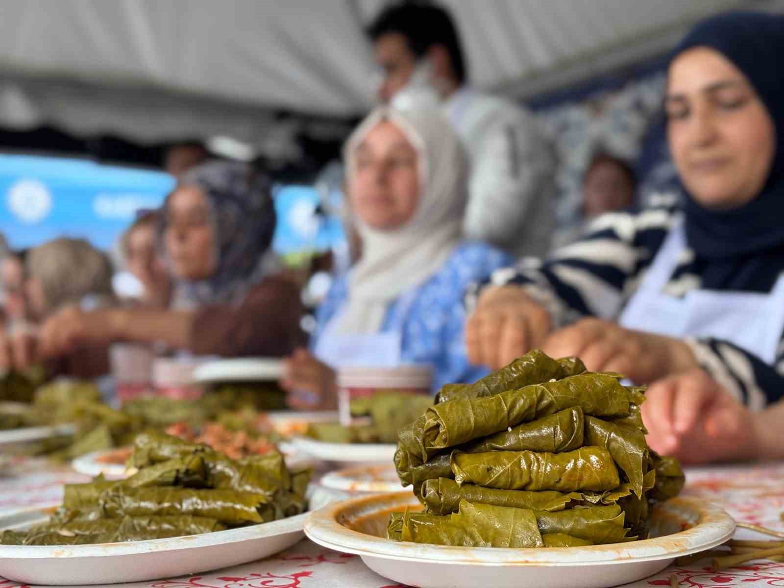 Gastronomi Festivali’nde hem gözler hem de damaklar şenlendi
