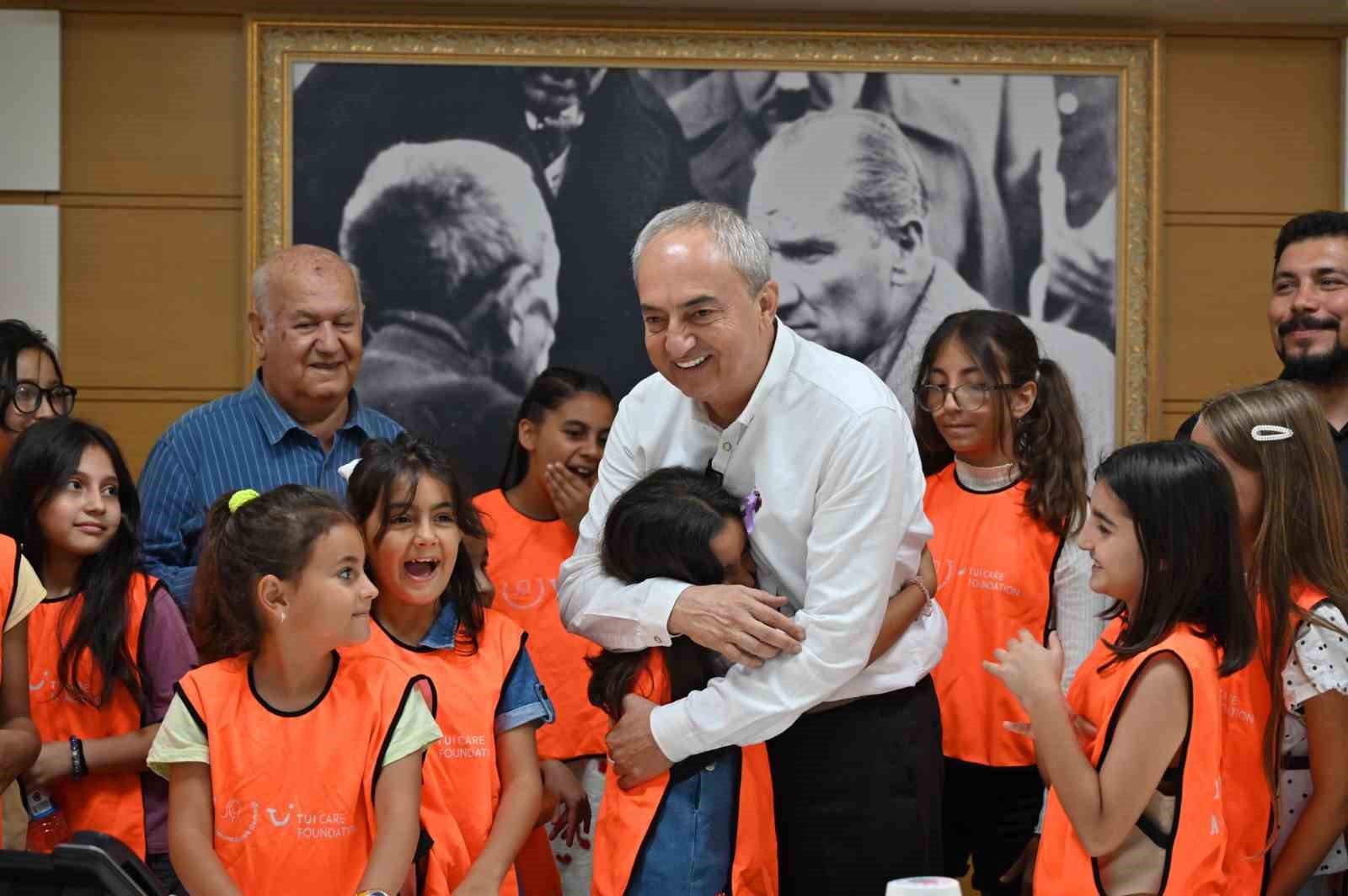 Çocuklar sordu, Başkan Kocagöz yanıtladı
