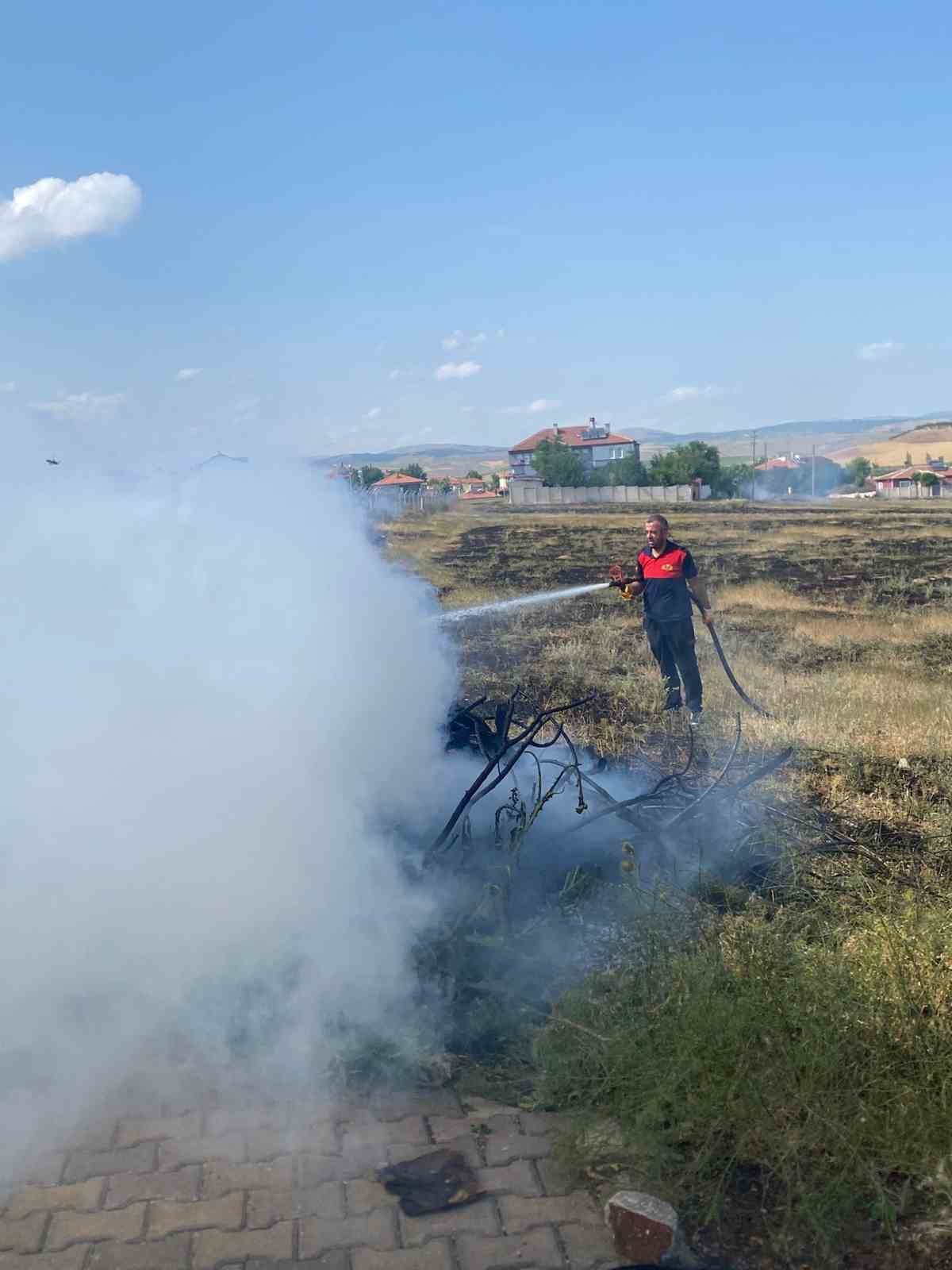 Alevlere teslim olan 5 ton odun k&uuml;le d&ouml;nd&uuml;
