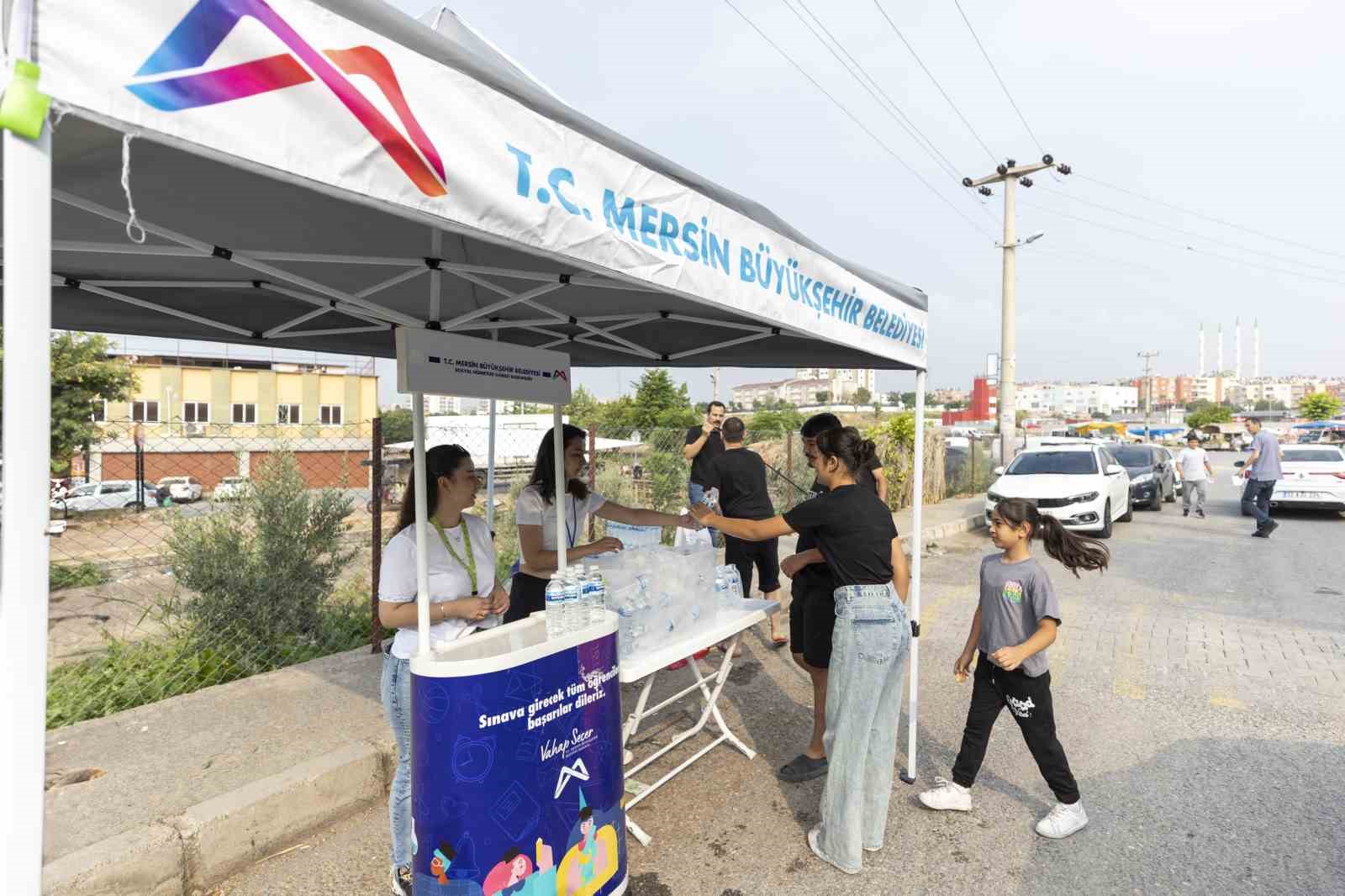Mersin’de LGS’ye giren öğrencilere destek