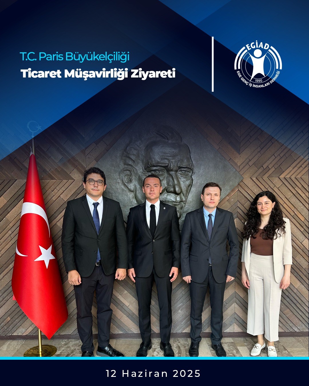 EGİAD, Paris’te VivaTech 2025 fuarı ve uluslararası iş birliği temaslarına katıldı