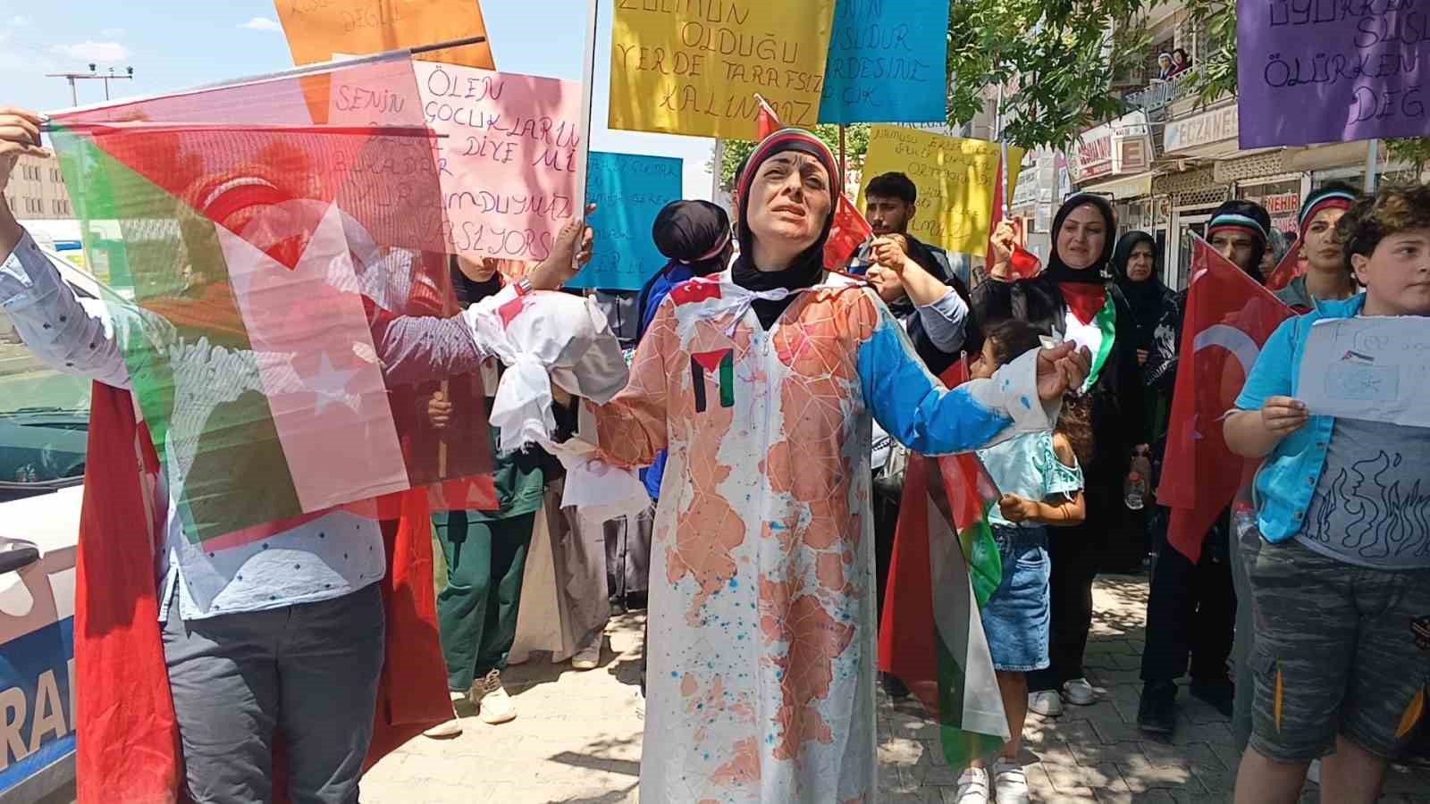 Gölbaşılı kadınlardan Filistin’e destek