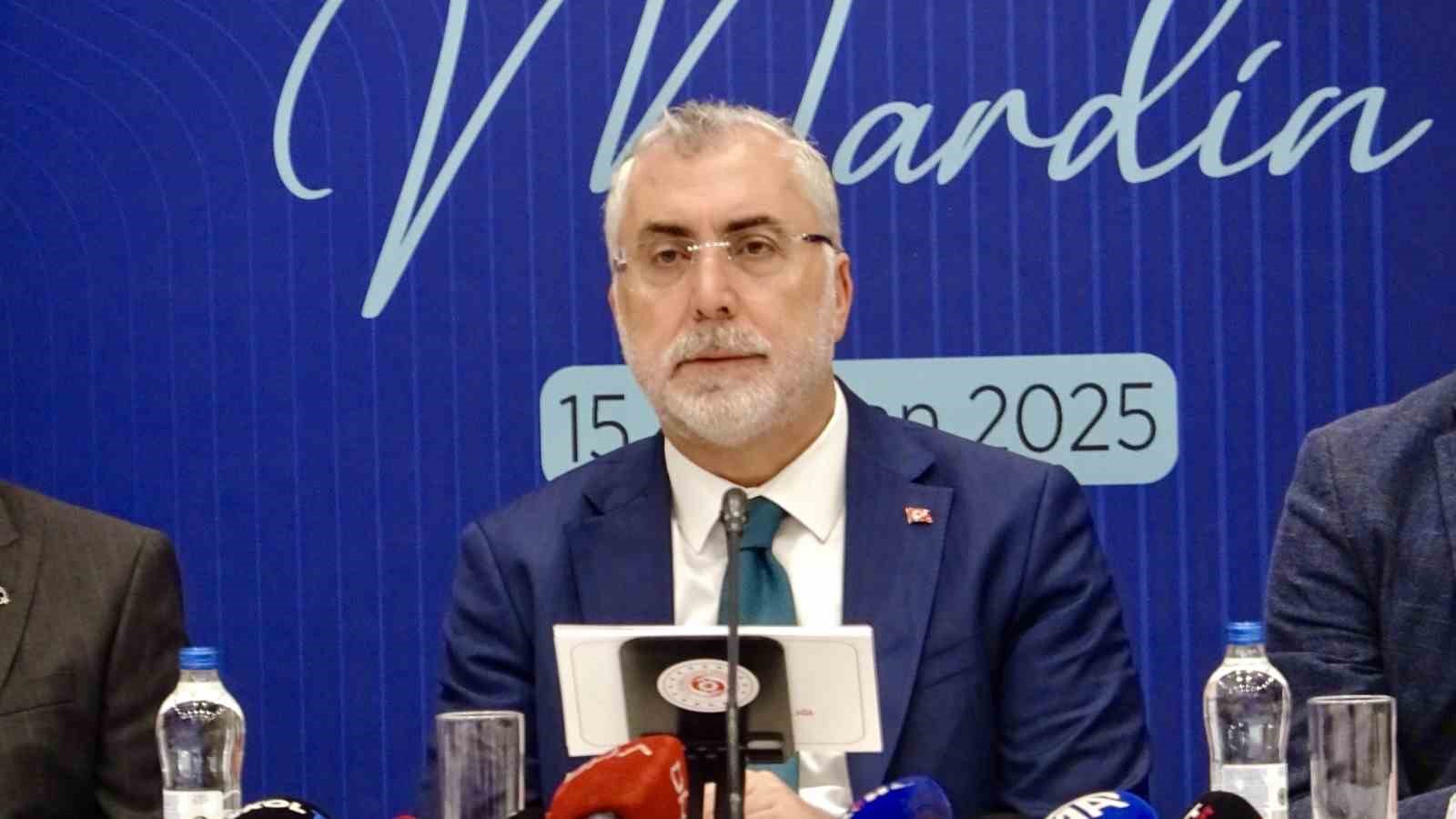 Çalışma ve Sosyal Güvenlik Bakanı Işıkhan, Mardin’de medya temsilcileriyle buluştu