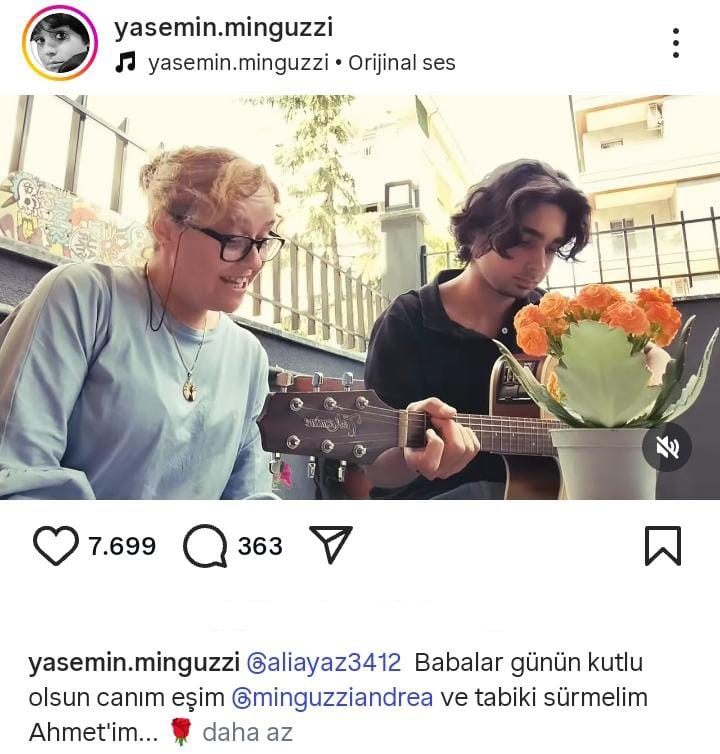 Mattia Ahmet Minguzzi’nin annesinden duygulandıran Babalar Günü paylaşımı