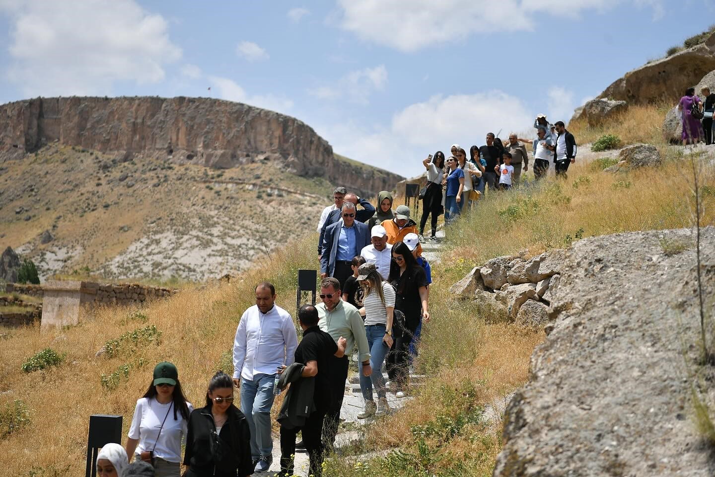 Kayseri protokol&uuml; Soğanlı Vadisi&rsquo;nde buluştu
