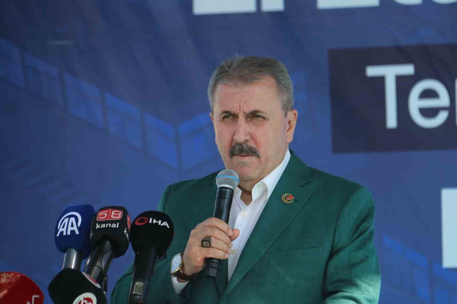 BBP Genel Başkanı Destici: "Size helal olan nükleer, İslam ülkelerine yasak mı?"