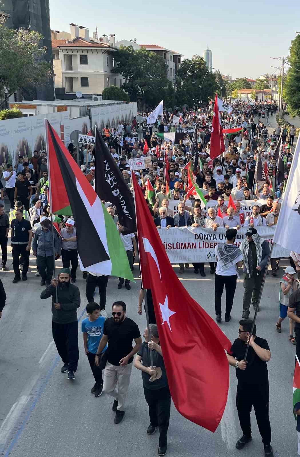Konya’da "Gazze İçin Küresel Vicdan Yürüyüşü"
