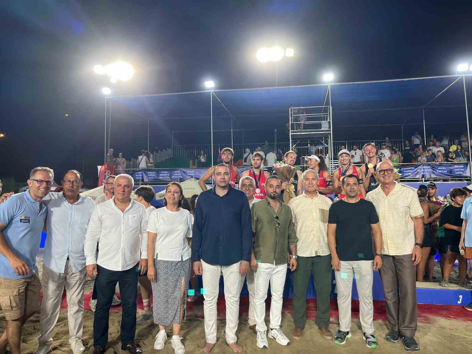Dünya Plaj Voleybolu Pro Tur’un Alanya etabı tamamlandı