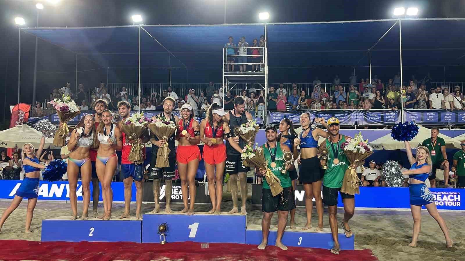 Dünya Plaj Voleybolu Pro Tur’un Alanya etabı tamamlandı