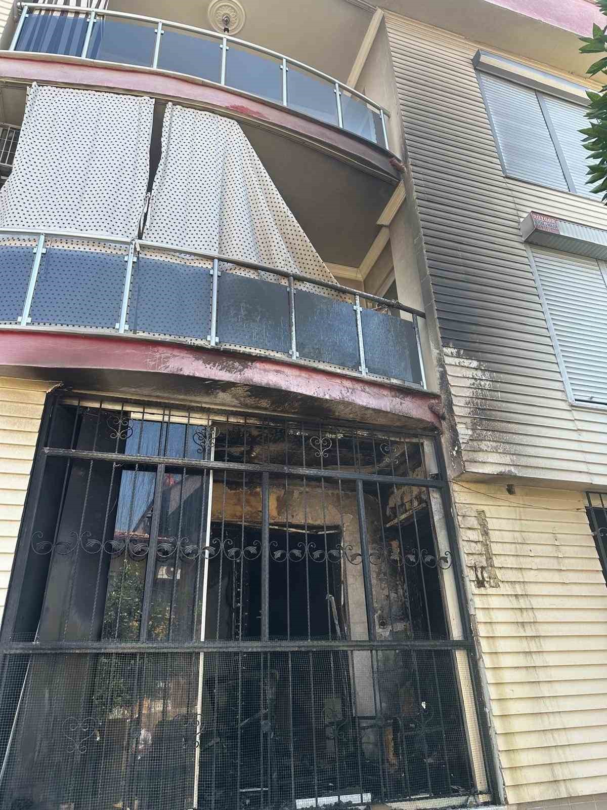 Nazilli&rsquo;de ev yangını
