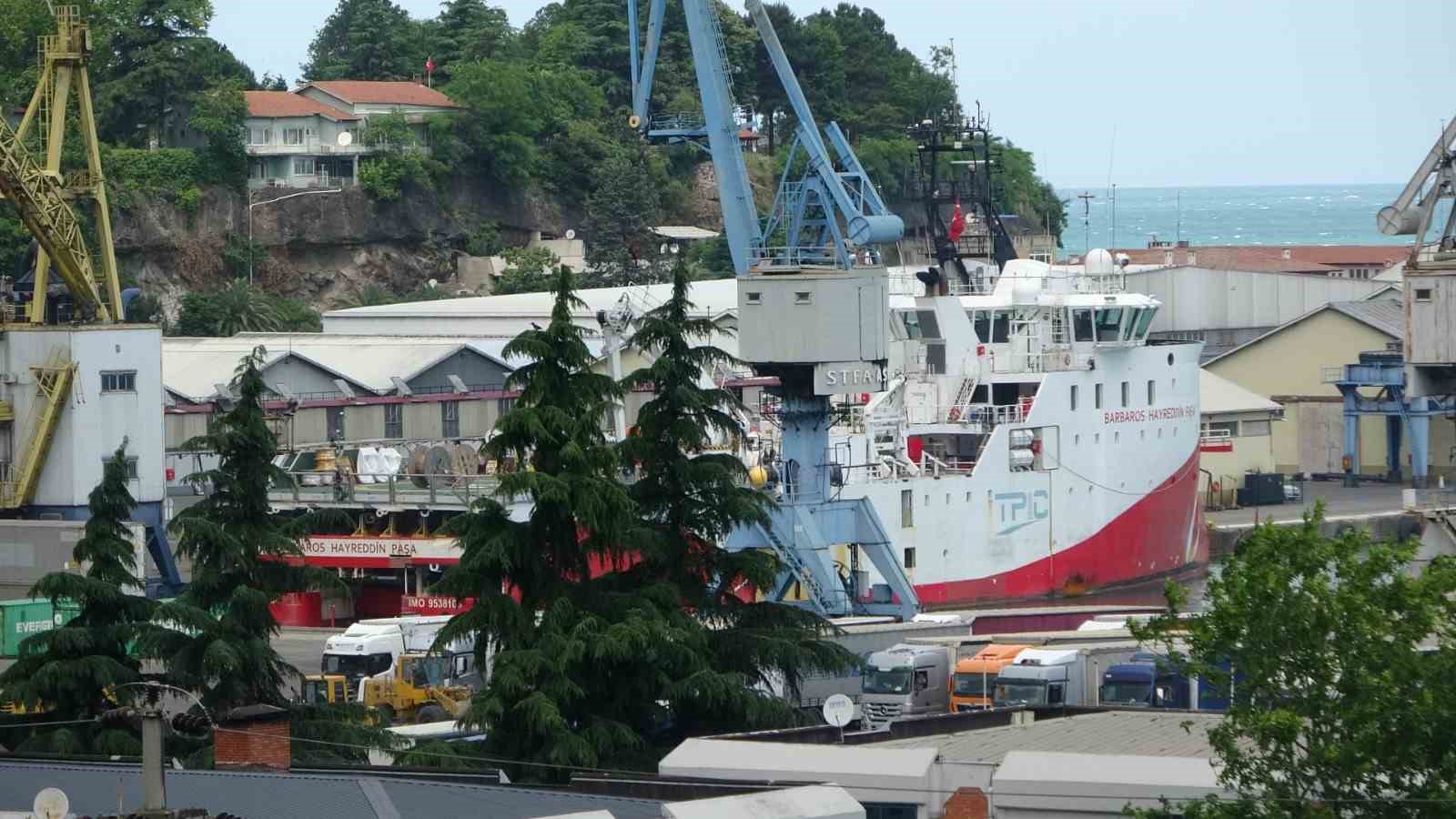 Barbaros 7 ayın ardından yeniden Trabzon’da