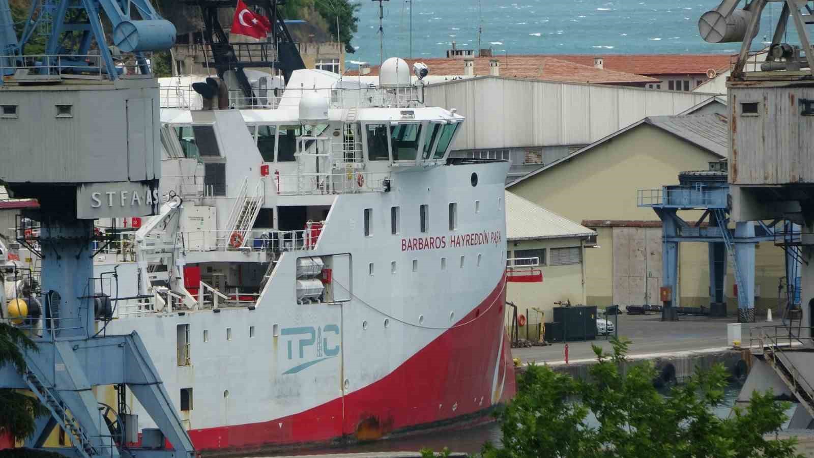 Barbaros 7 ayın ardından yeniden Trabzon’da

