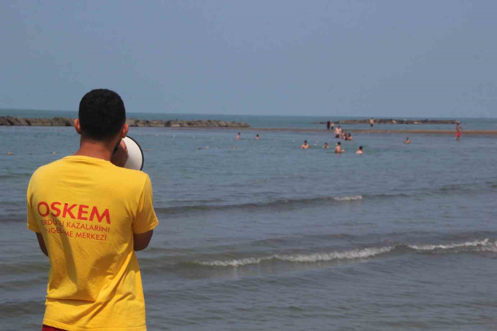 Ordu&rsquo;da 2 g&uuml;n denize girmek yasaklandı
