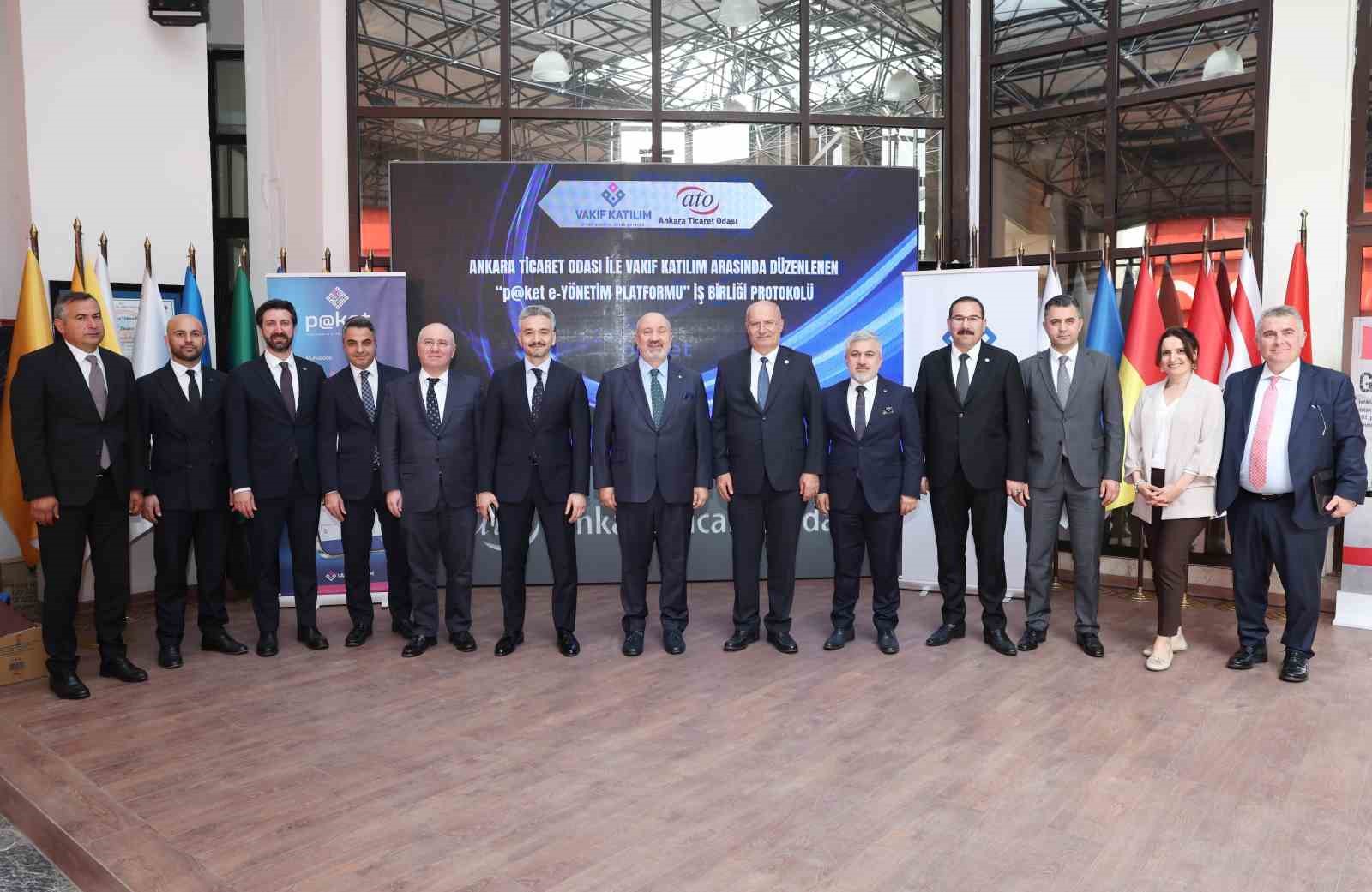 ATO İle Vakıf Katılım arasında "p@ket e-Yönetim Platformu" için işbirliği protokolü imzalandı