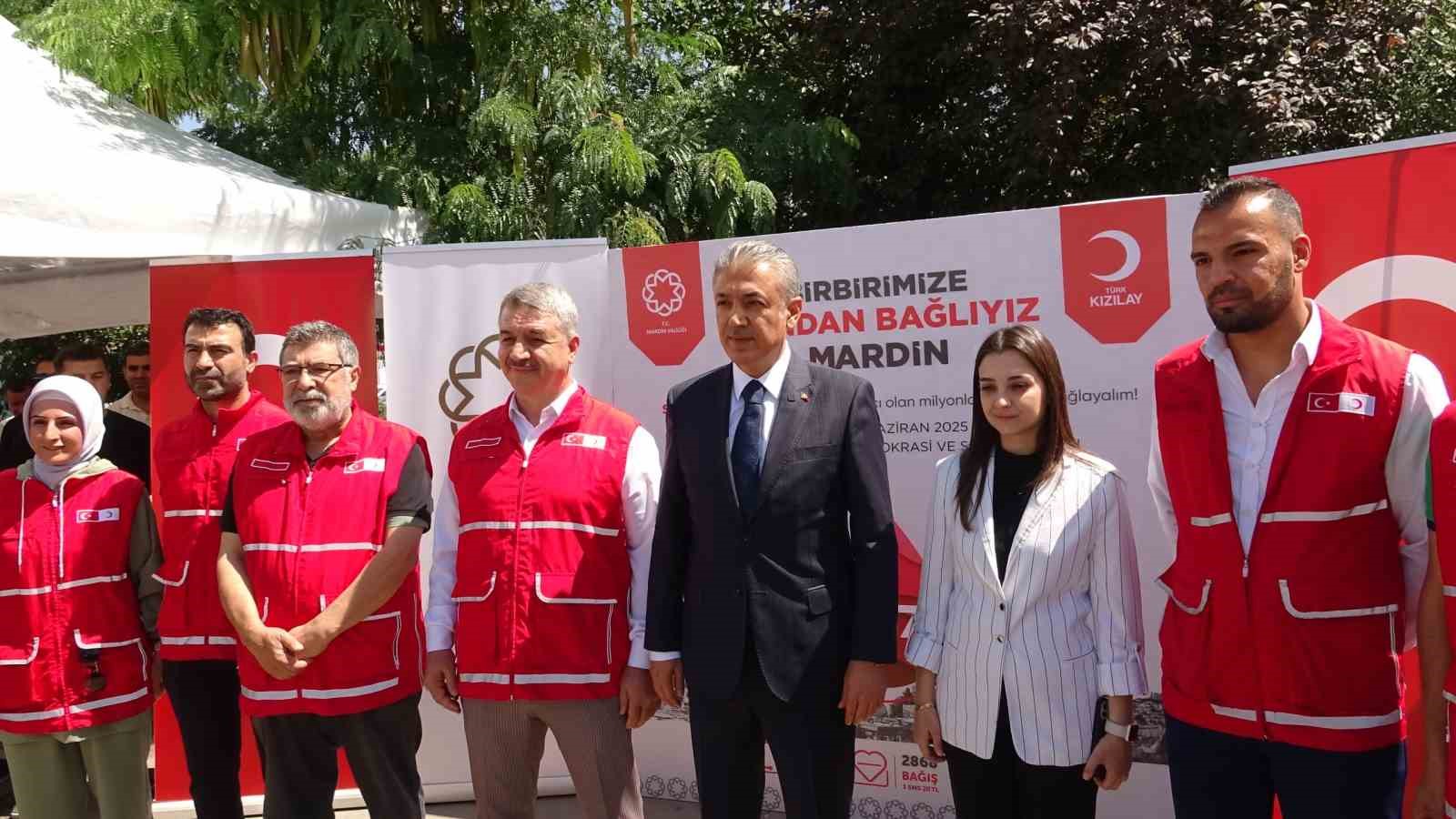 Mardin&rsquo;de kan bağışı kampanyası
