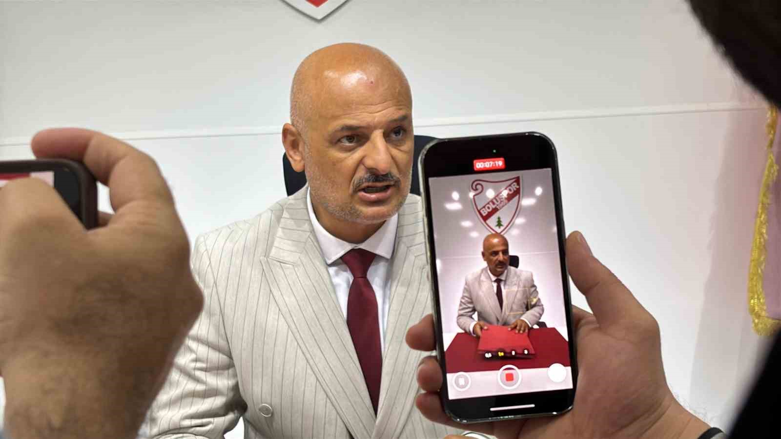 Boluspor Başkanı Alan: "Önceliğimiz, finansal anlamda kulübü ayağa kaldırmak"
