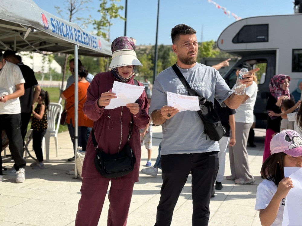 Sincan Park’ta Babalar Günü’ne özel oryantiring etkinliği
