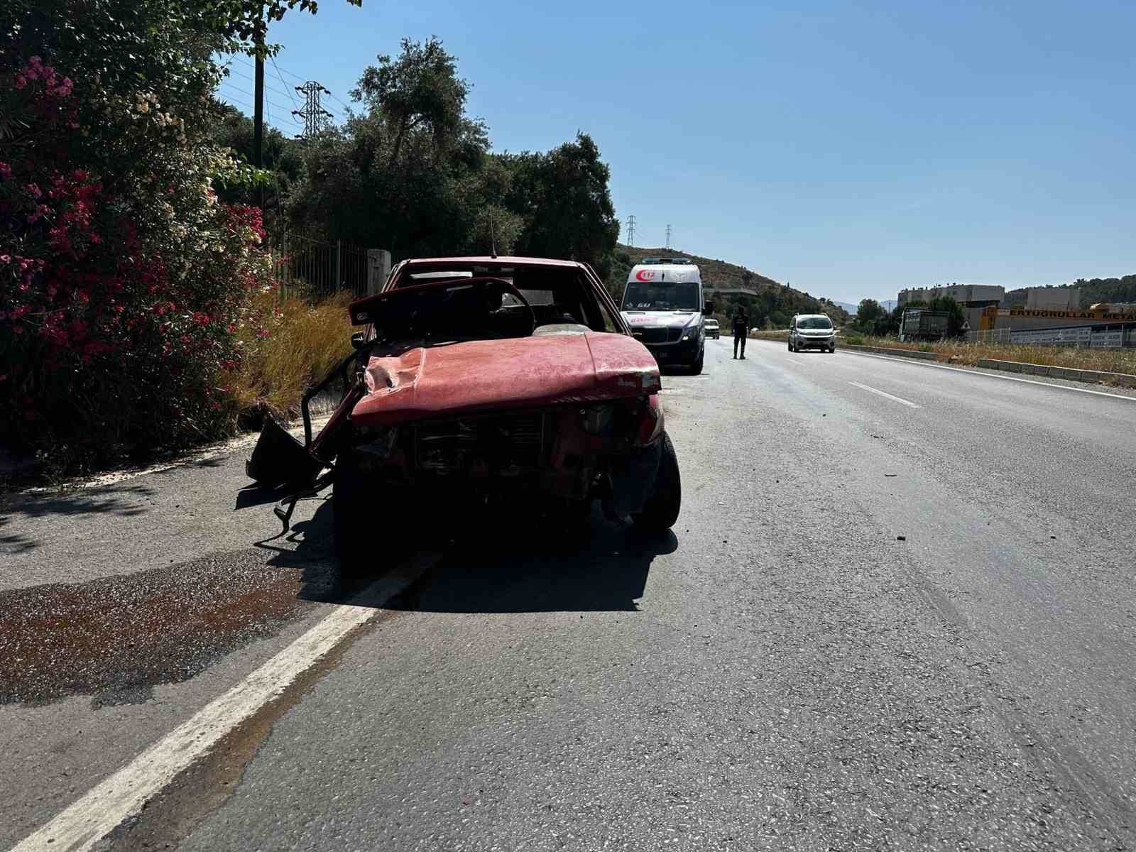 Milas'ta trafik kazasında 1 kişi yaralandı - İhlas Haber Ajansı