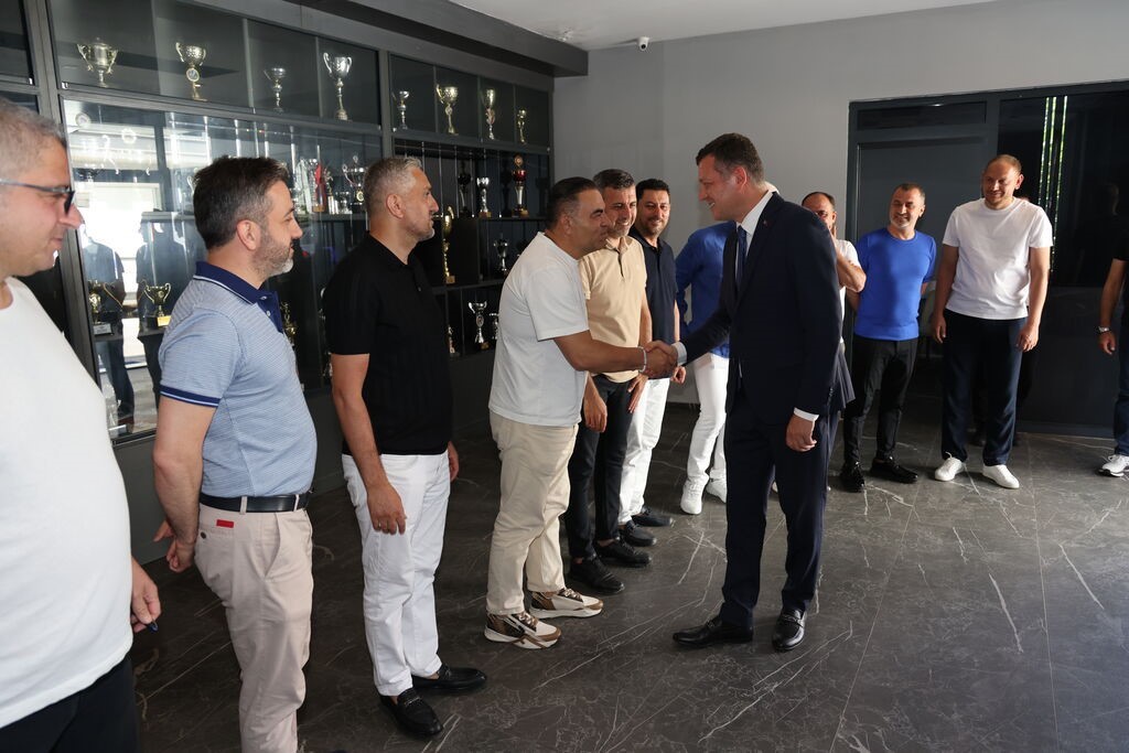 Alanya Kaymakamı’ndan Alanyaspor’a veda ziyareti