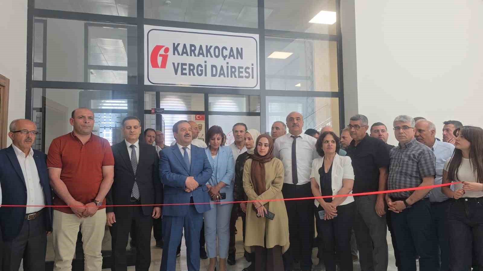 Karakoçan’da Vergi Dairesi açılışı yapıldı