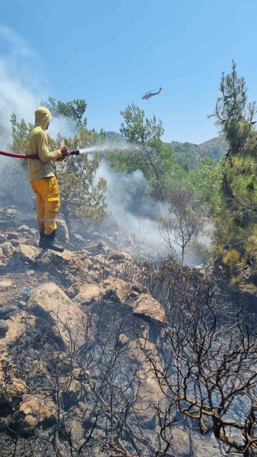 Bodrum Türkbükü yangını kontrol altına alındı
