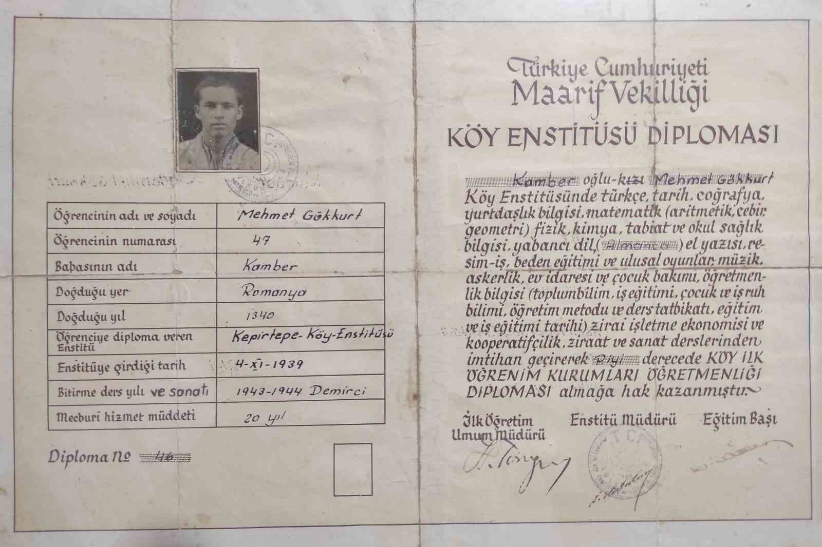 102 yaşındaki Muratlı’nın eğitim çınarına veda