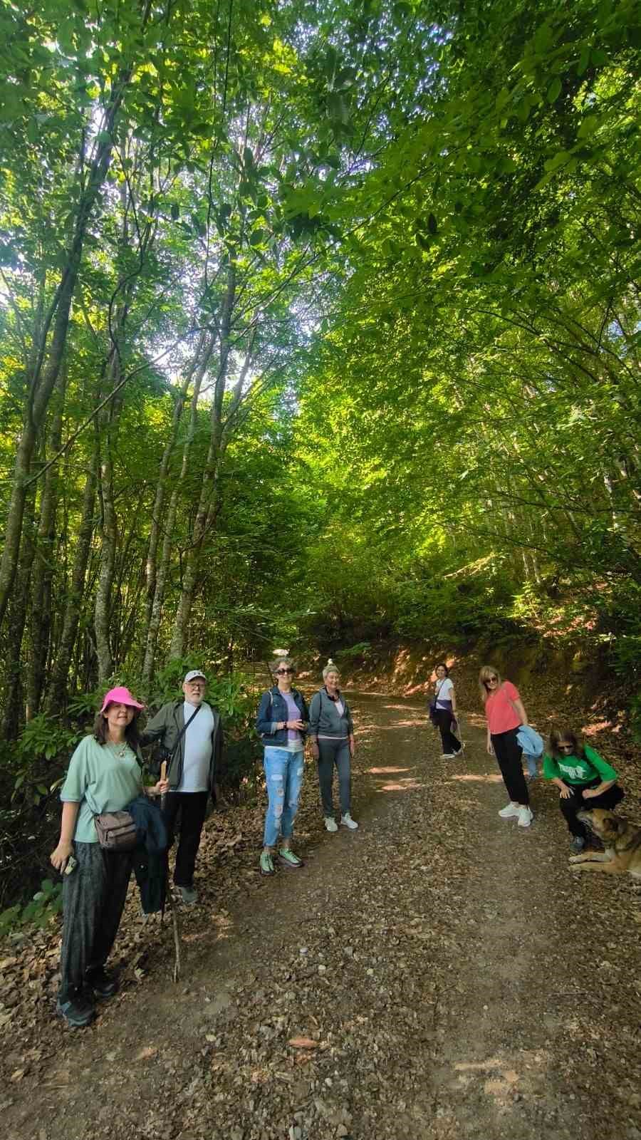 Turistik Karaelmas trenindeki yolcular Yenice ormanlarına hayran kalarak d&ouml;nd&uuml;
