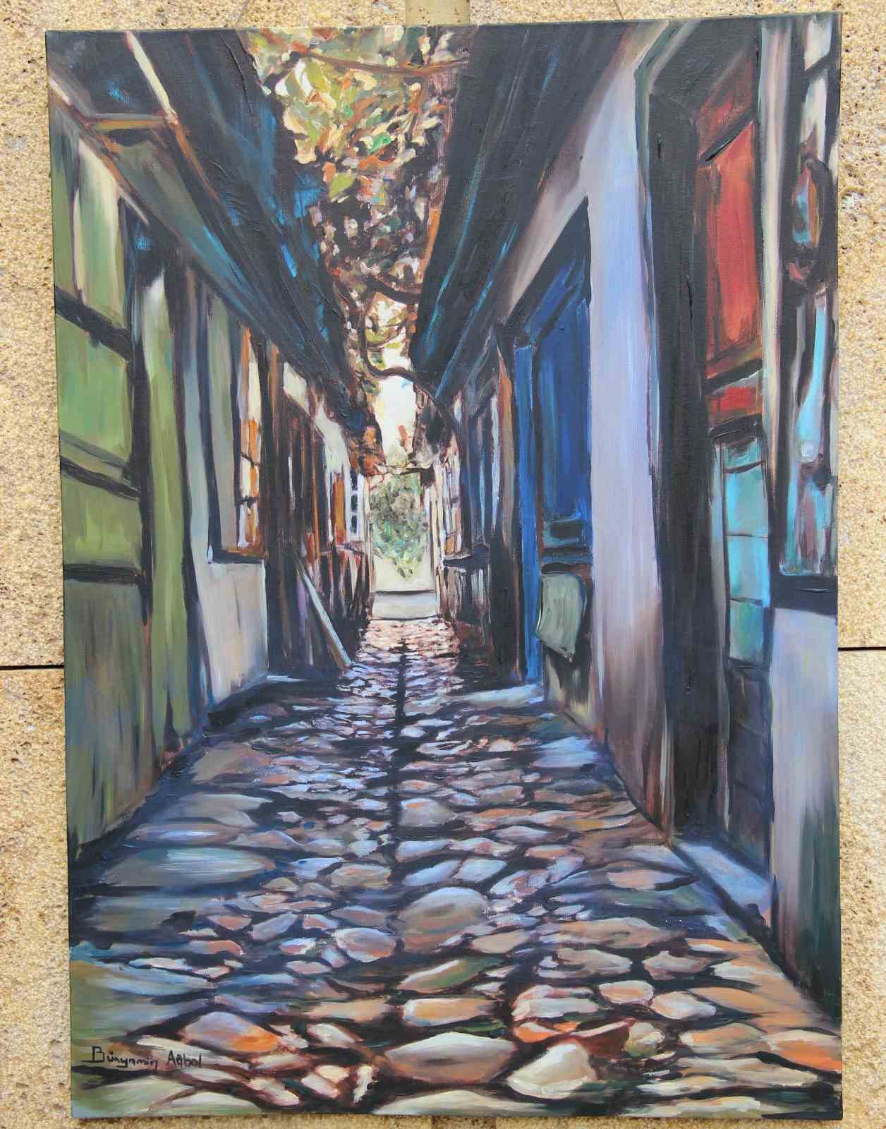 Hititlerin mirası tuvallere yansıdı: Uluslararası ressamlar &Ccedil;orum&rsquo;da sanat i&ccedil;in buluştu
