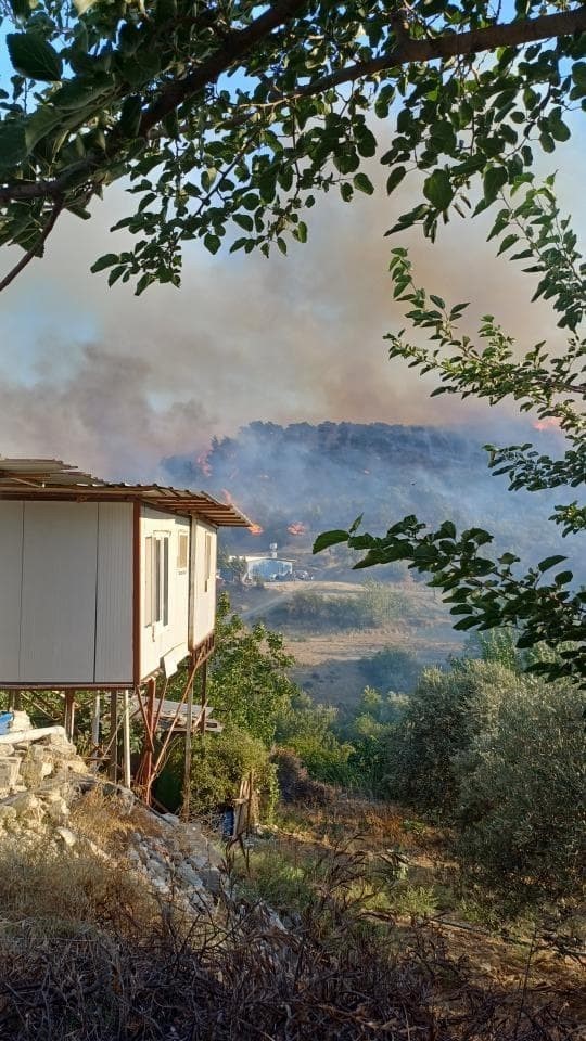 Hatay&rsquo;da &ccedil;ıkan orman yangını kontrol altına alındı
