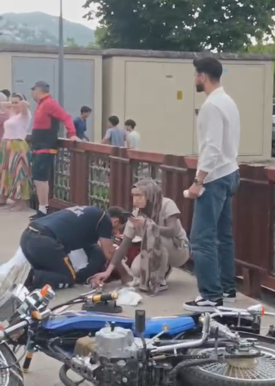 Ordu’da alkollü ve ehliyetsiz motosiklet sürücüsünün çarptığı kadın ağır yaralandı

