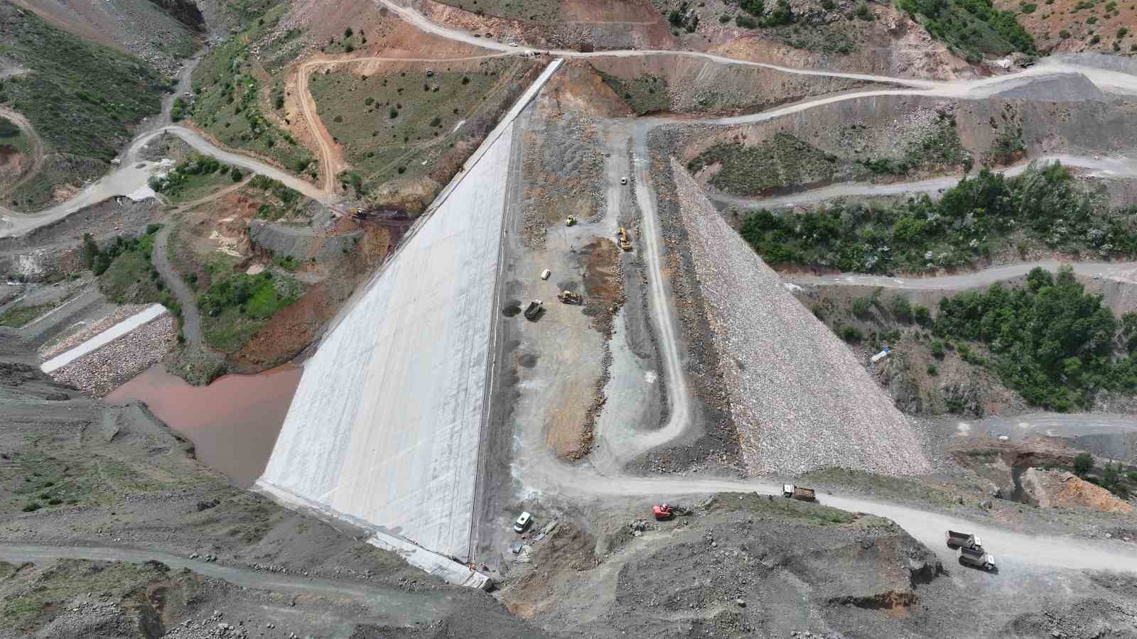 Erzincan Ballı Barajında geri sayım başladı