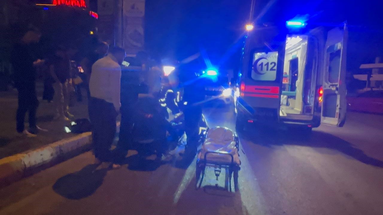 Erzincan’da motosiklet kazasında sürücü yaralandı