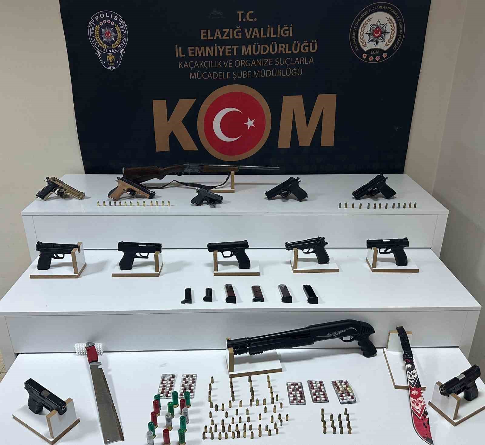 Elazığ&rsquo;da 2 su&ccedil; &ouml;rg&uuml;t&uuml; &ccedil;&ouml;kertildi: 30 ş&uuml;pheli yakalandı
