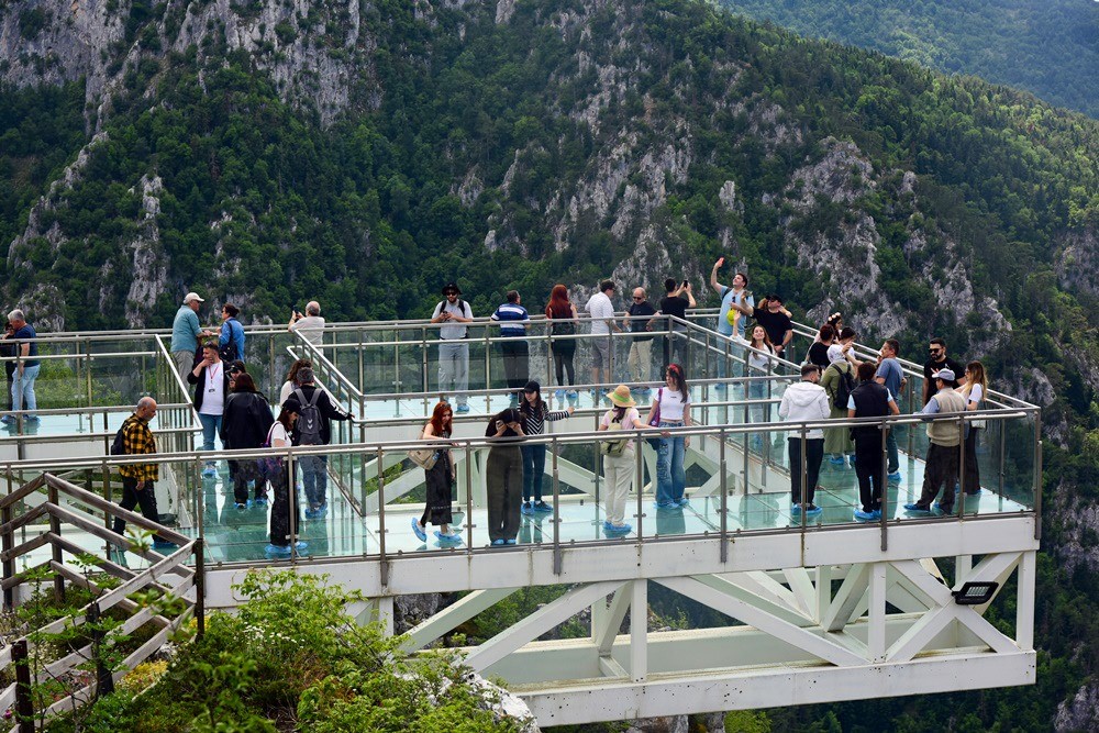 Kastamonu Üniversitesi, yılın stresini doğada attı
