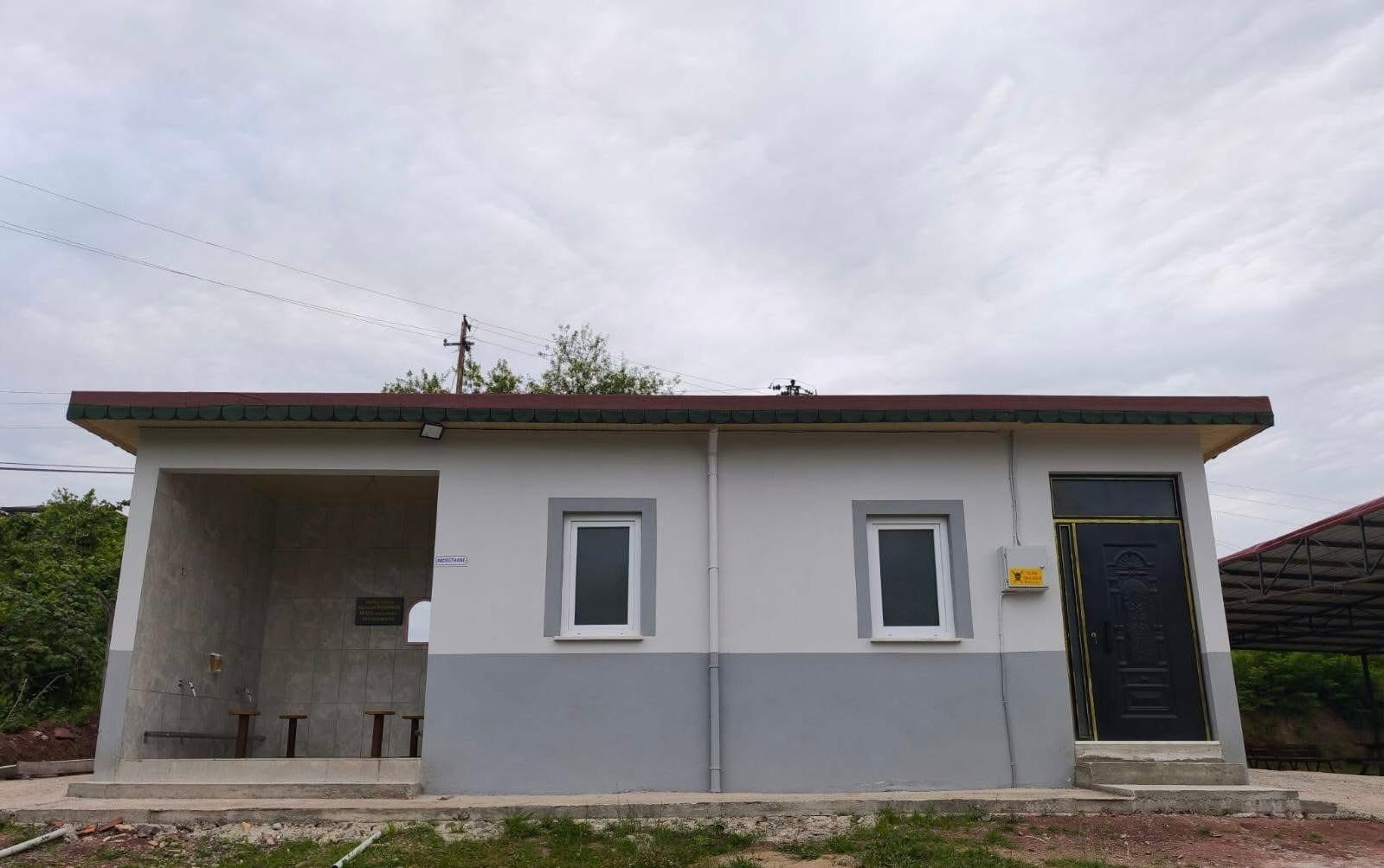 Hayırseverlerin desteği ile yapılan mescit ibadete a&ccedil;ıldı
