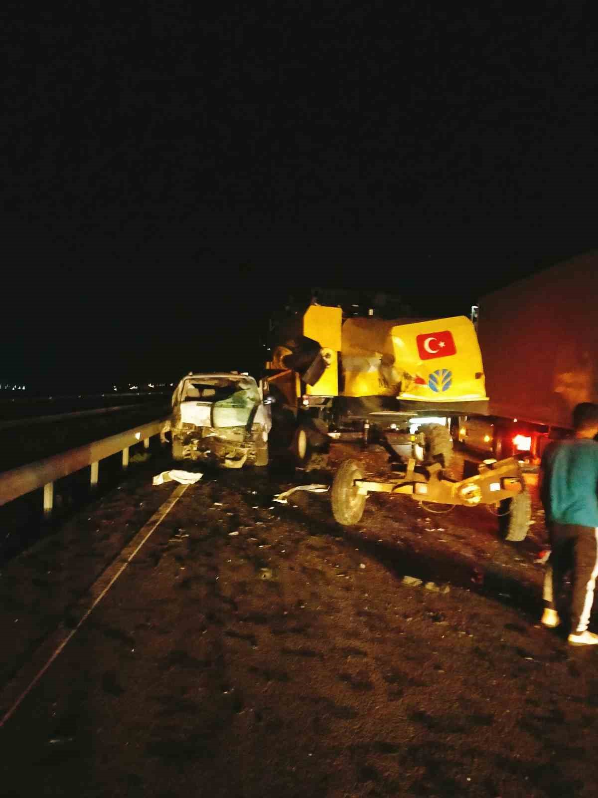 Burdur’da zincirleme kaza: 2 yaralı