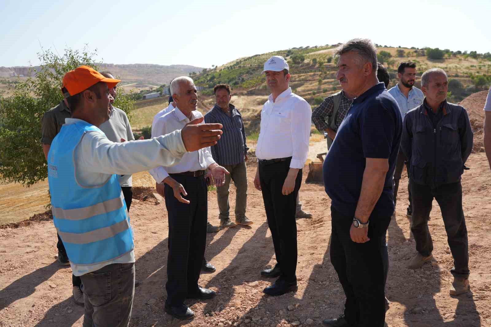 Başkan Tutdere, çalışmaları yerinde inceledi