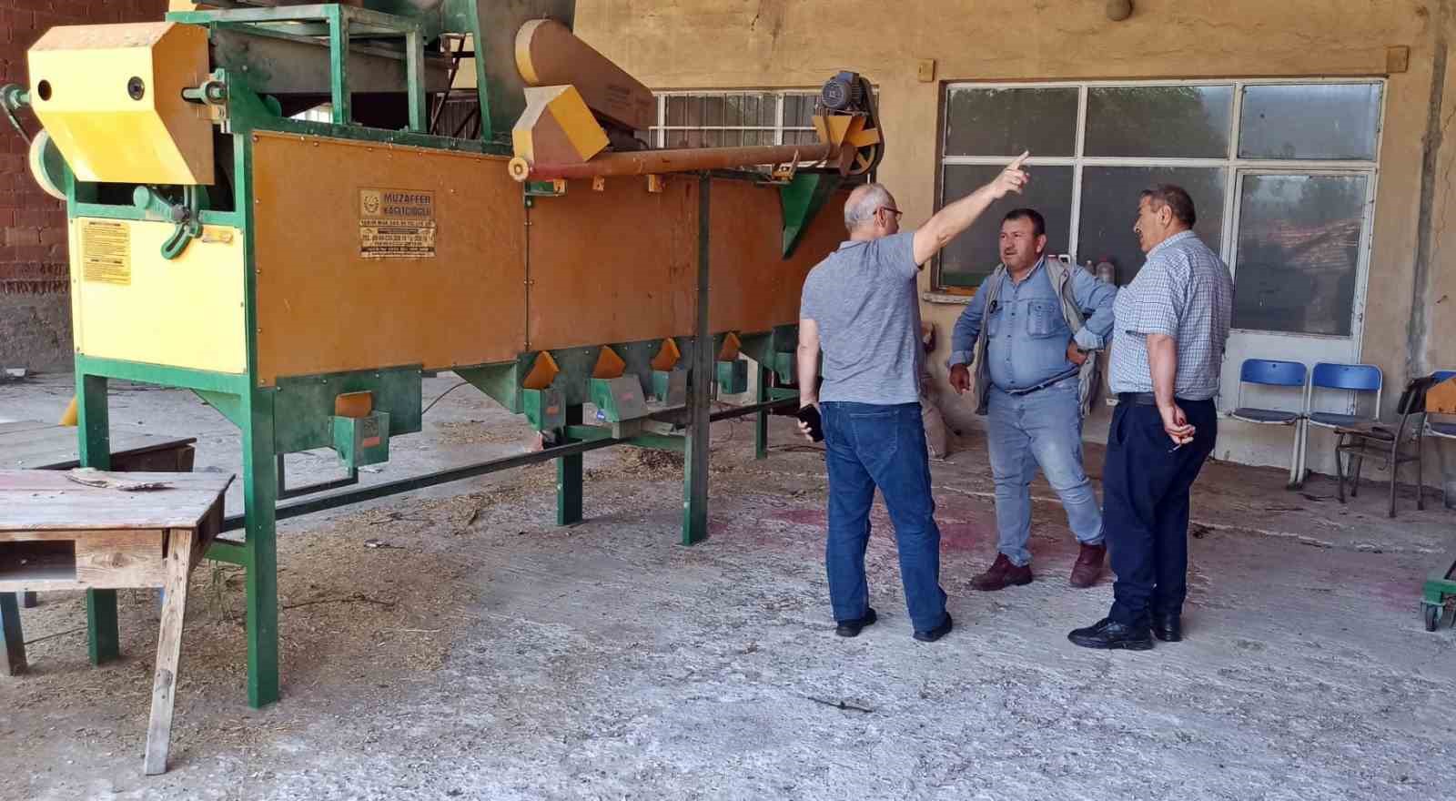 Kütahya’da hububat tohum temizleme selektörleri sezona hazırlanıyor