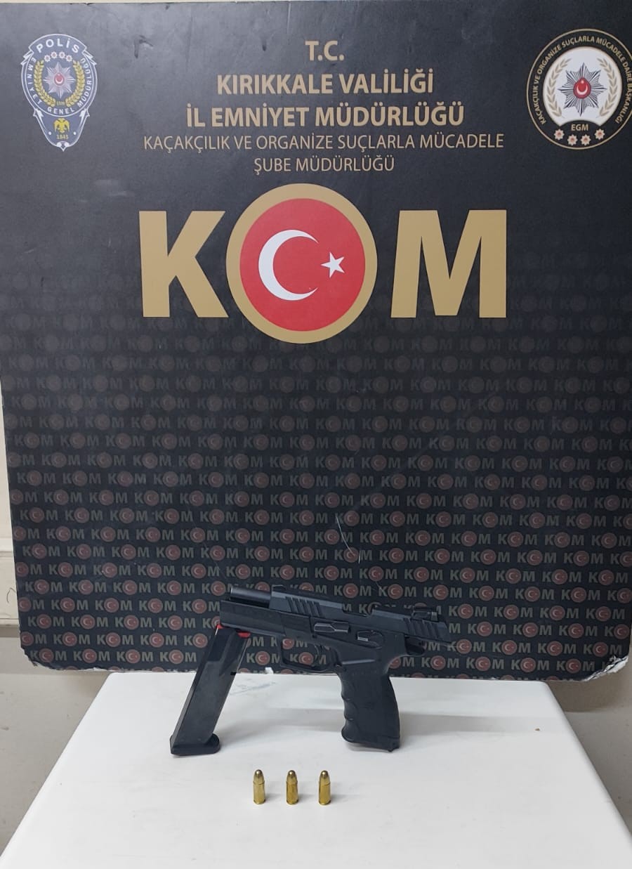 Kırıkkale’de ruhsatsız silah operasyonu