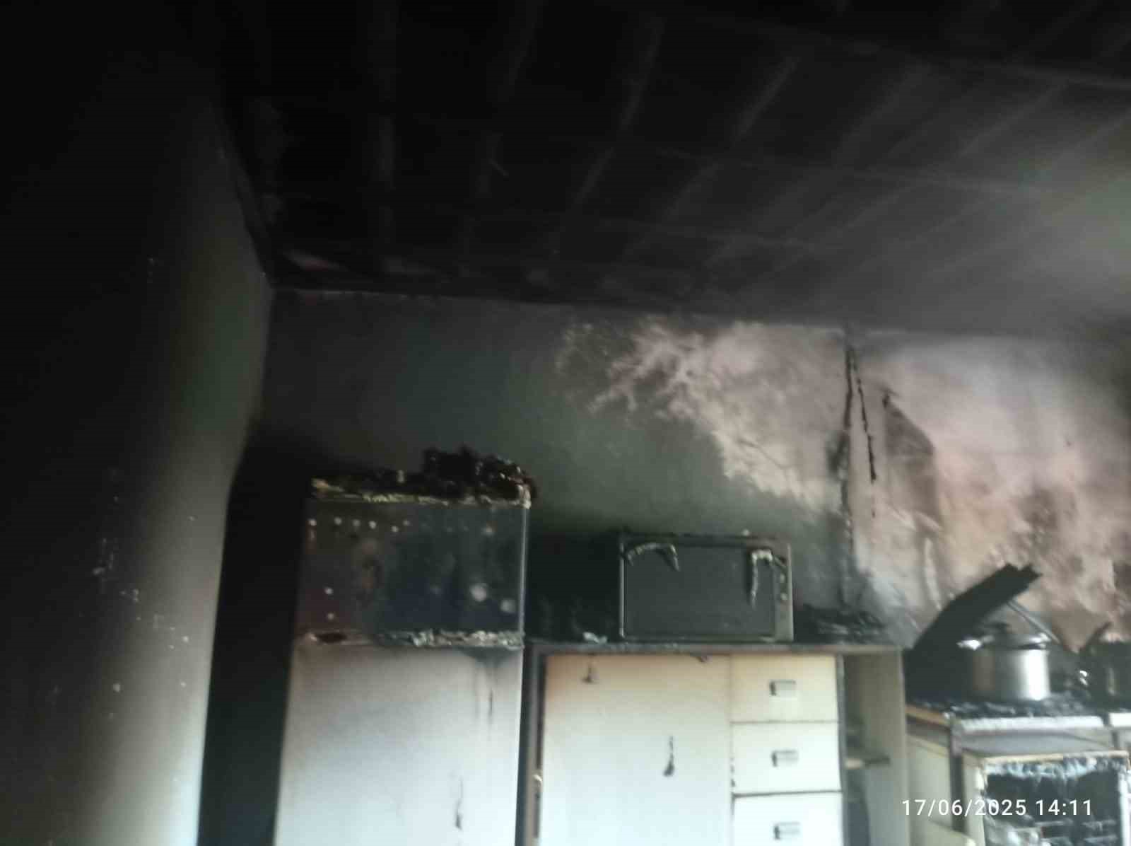 Malatya’da ev yangını