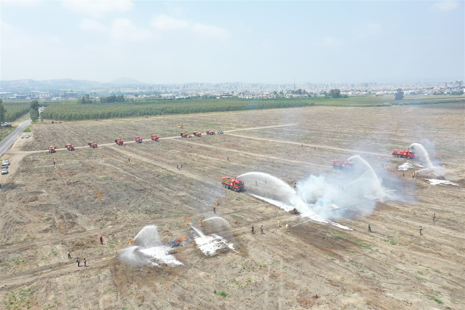 Mersin&rsquo;de Orman Yangınlarına Karşı İşbaşı Eğitimleri tamamlandı
