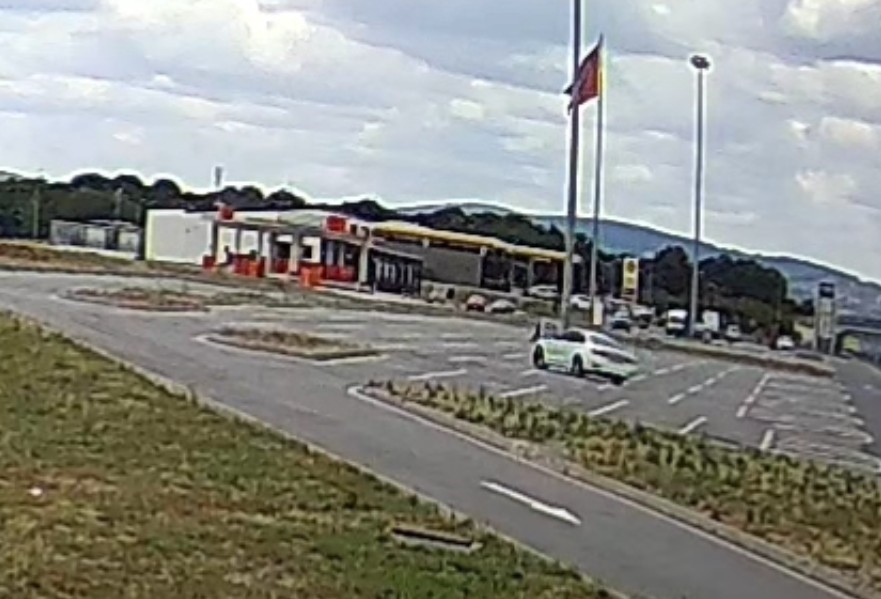 Kuzey Marmara Otoyolu’nda drift kamerada