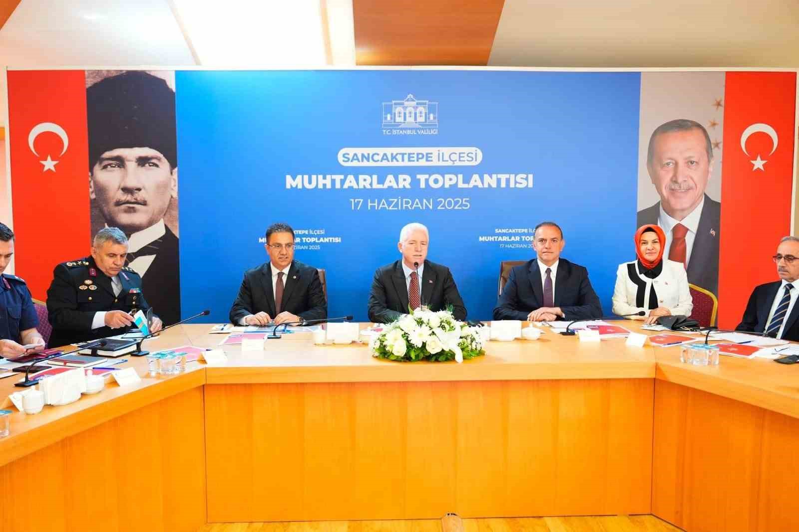 Sancaktepe Muhtarlar Toplantısı İstanbul Valisi Davut Gül’ün katılımıyla gerçekleşti