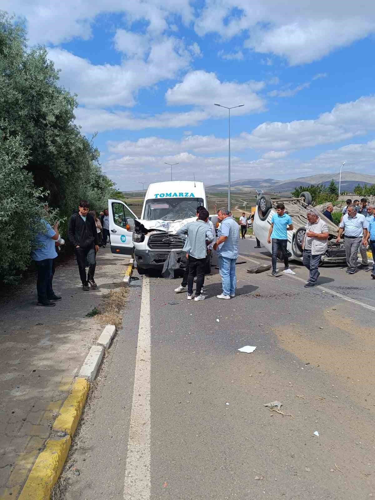 Tomarza&rsquo;da trafik kazası: 1 yaralı
