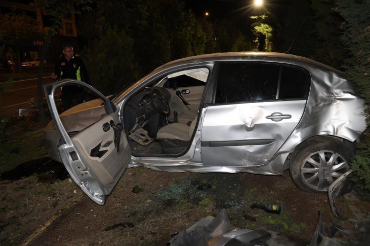 Nevşehir’de alkollü ve ehliyetsiz sürücü kaza yaptı, suçu babasına atmaya çalıştı