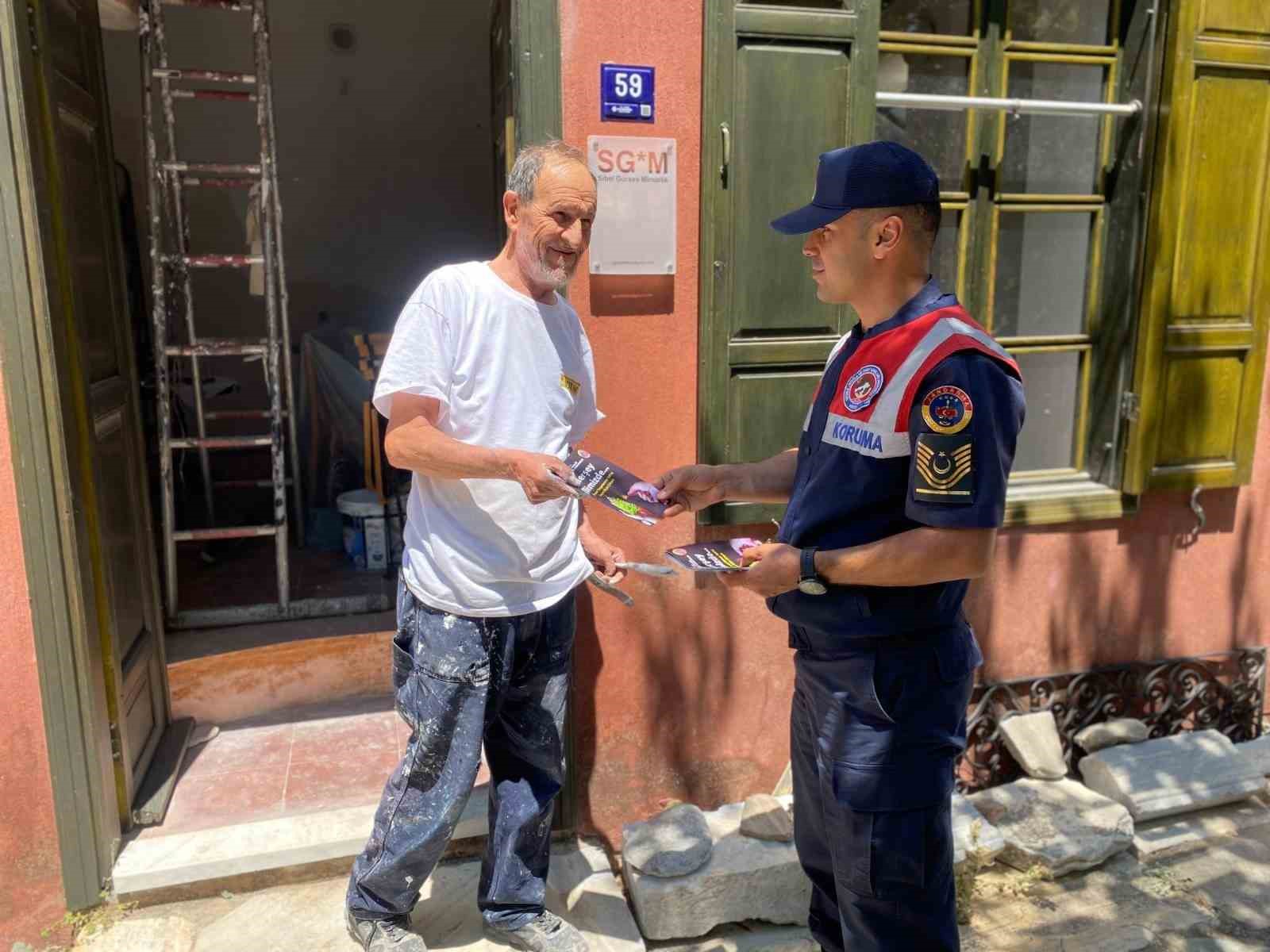 Doğanbey’de orman yangınlarına dikkat çekildi
