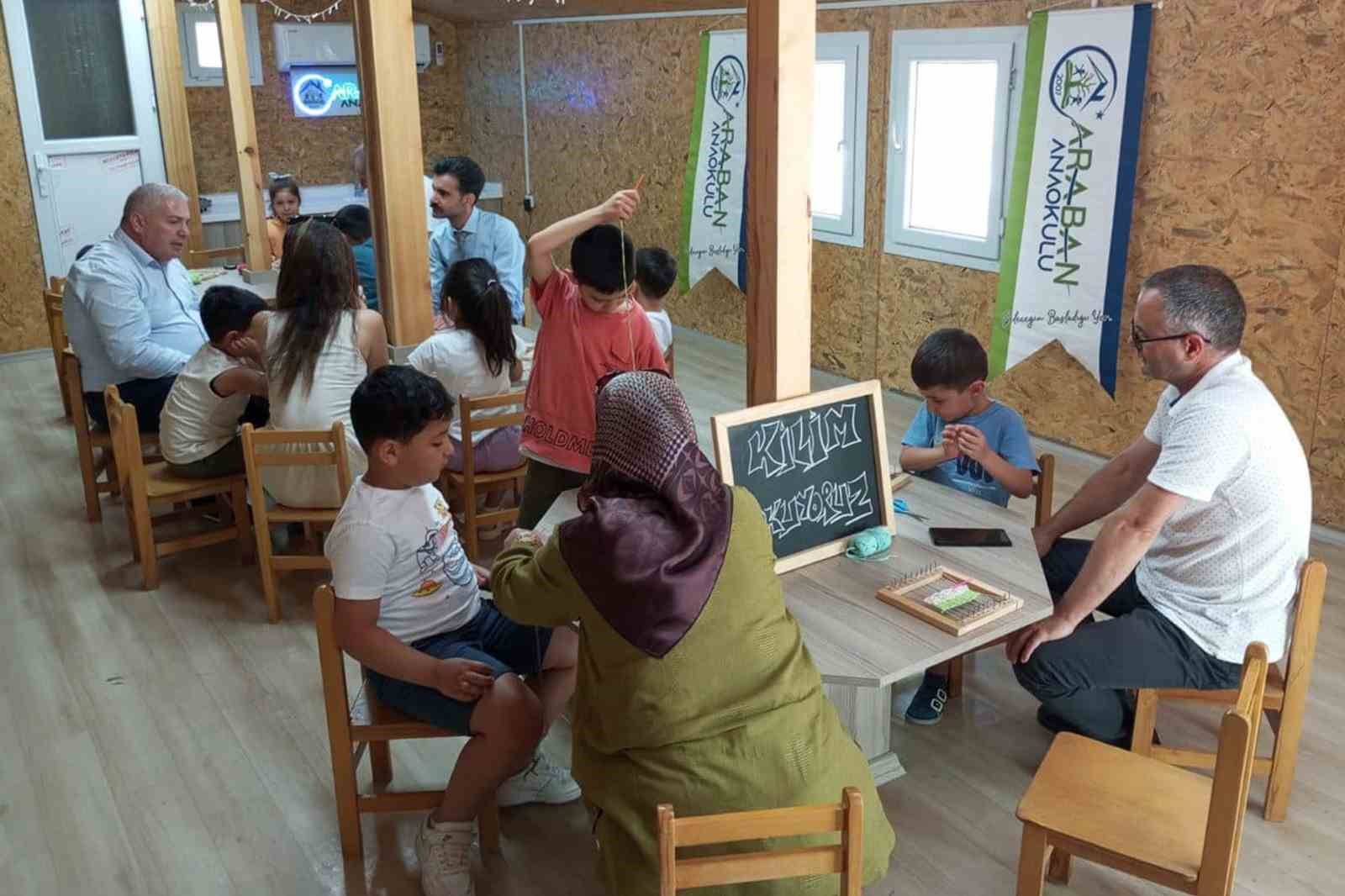 Araban Anaokulunda Tasarım Beceri At&ouml;lyesi a&ccedil;ıldı
