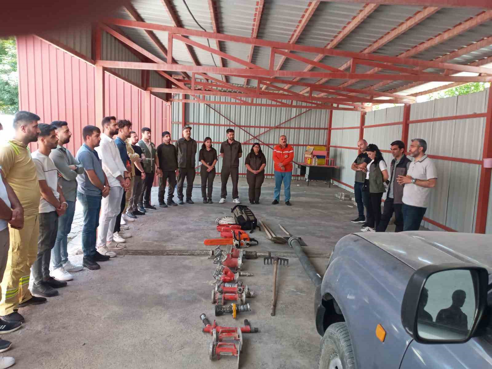 Orman muhafaza ekiplerine eğitim verildi
