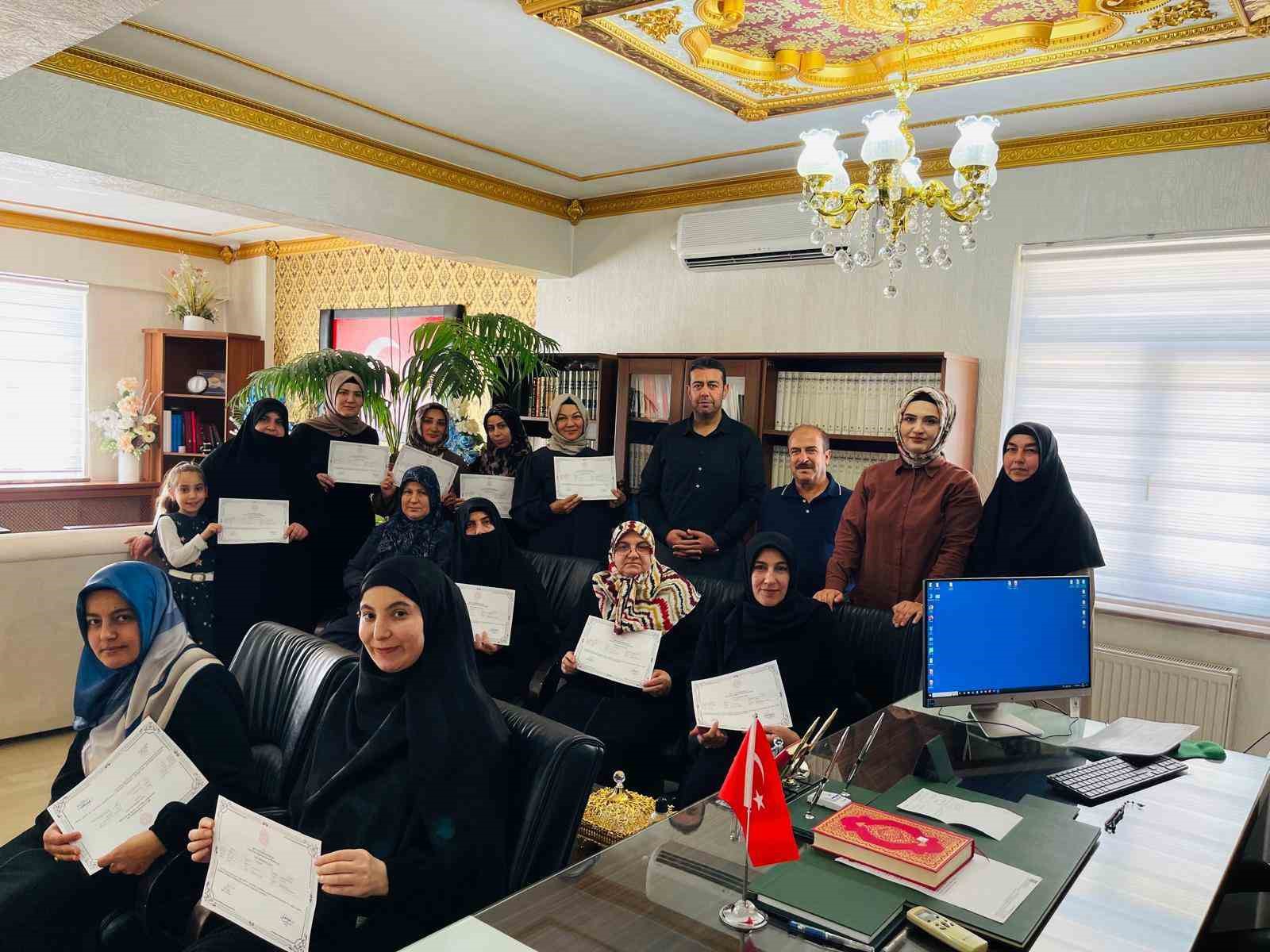 Elazığ’da gassallık kursu sona erdi